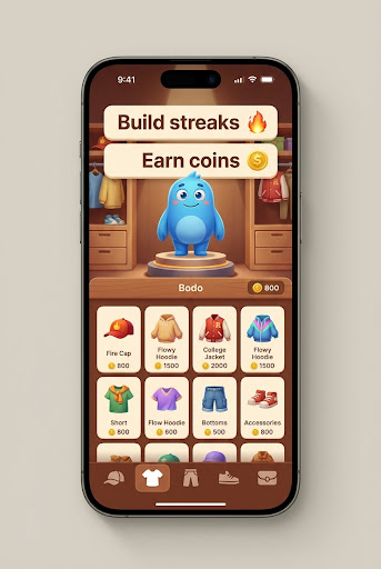 Gamification screen