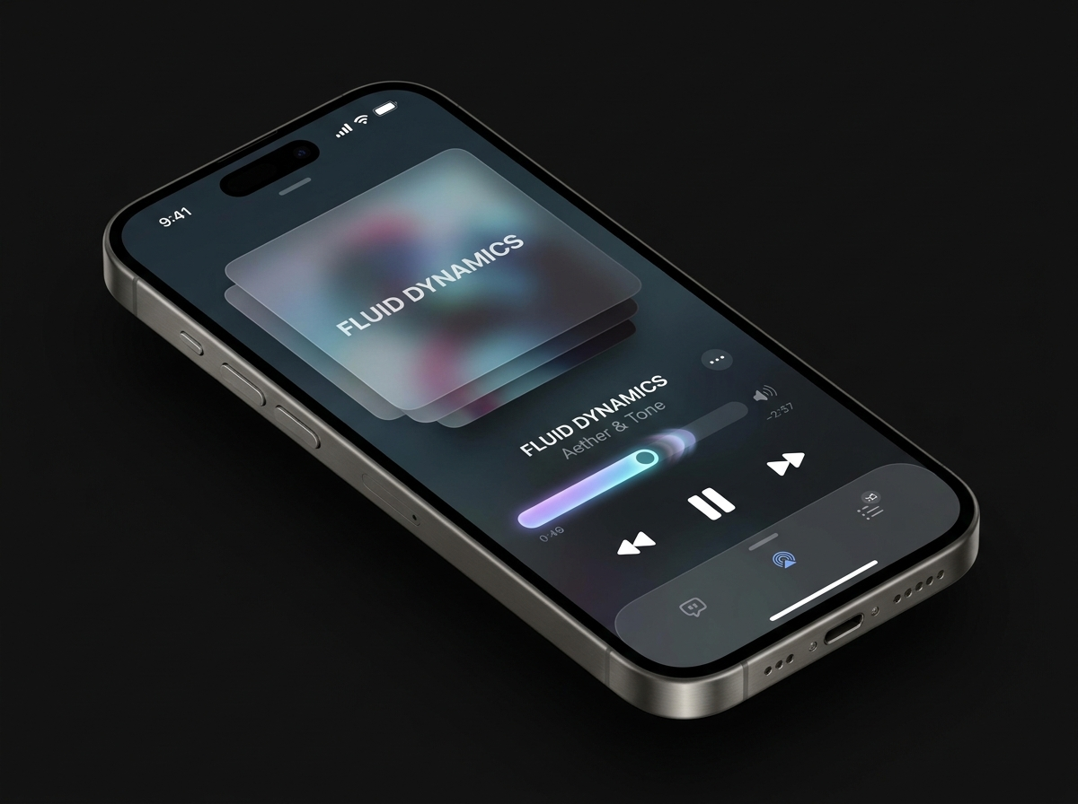 iOS Music App Interface